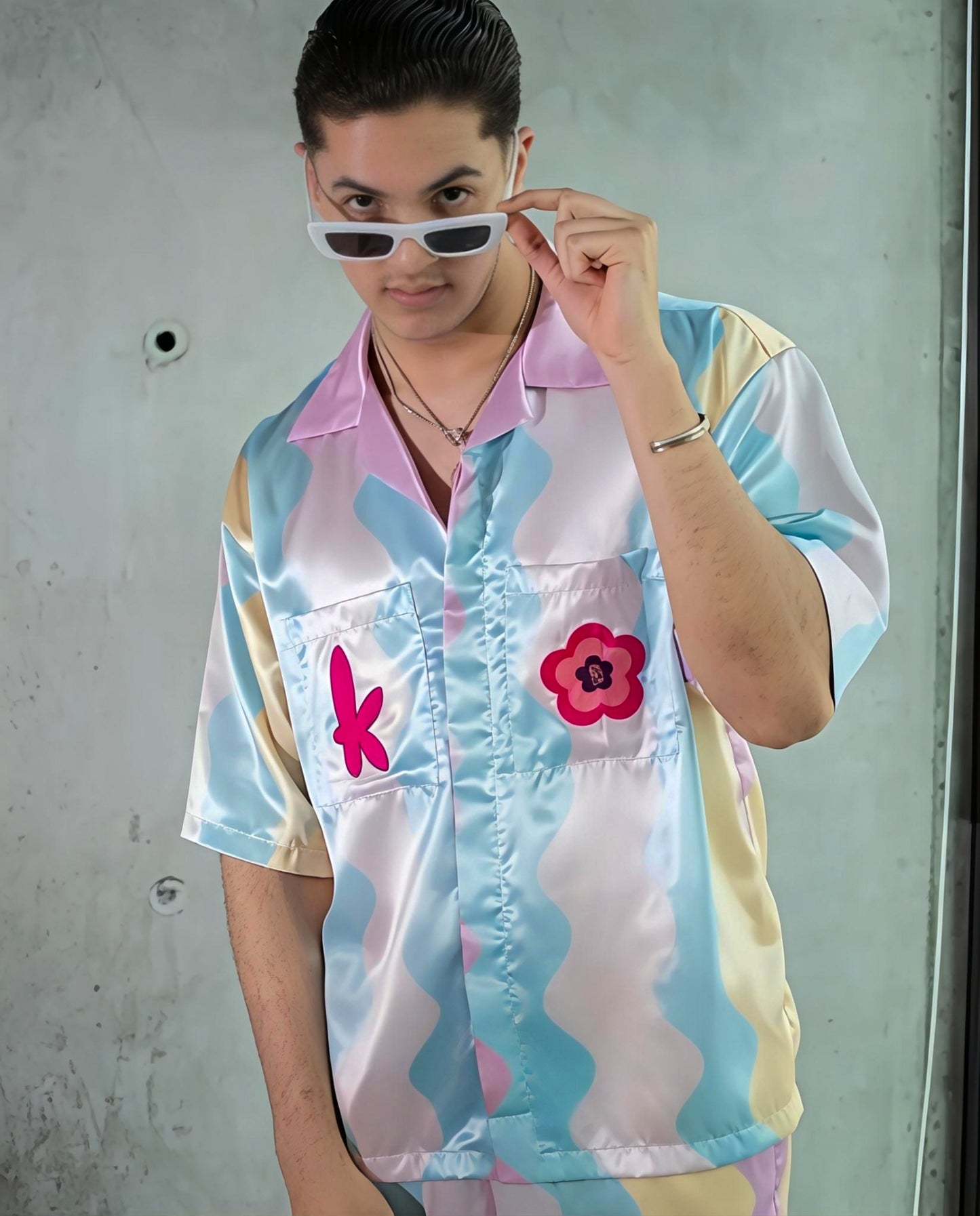 Camisa Olas de Colores