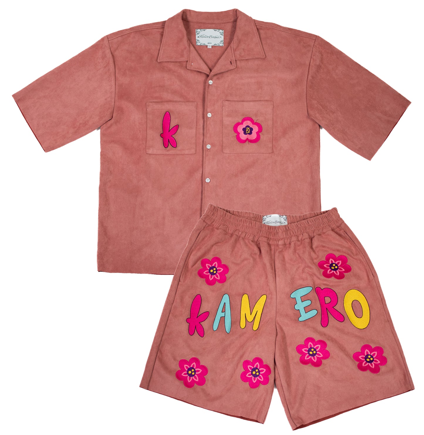 Short Suede Rosa
