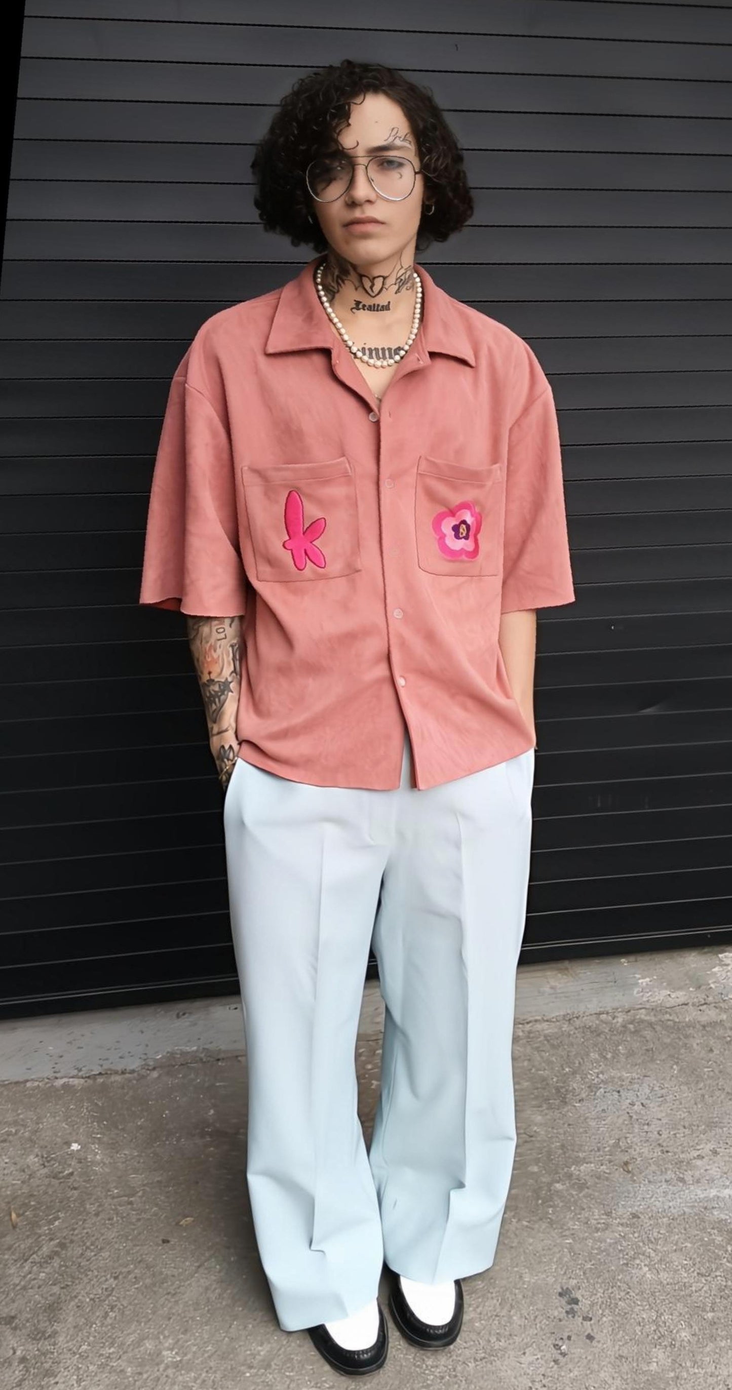 Camisa Suede Rosa