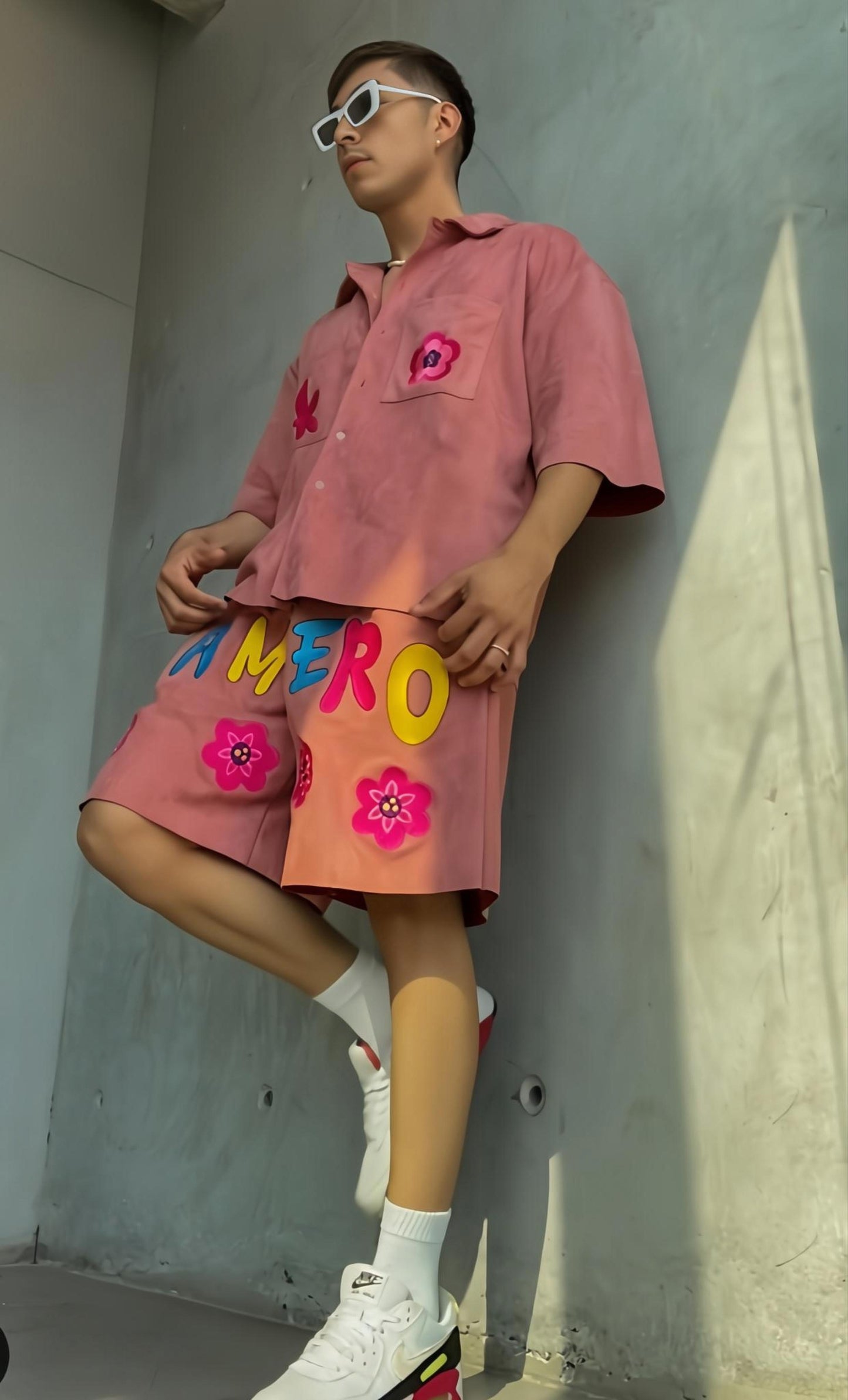 Camisa Suede Rosa