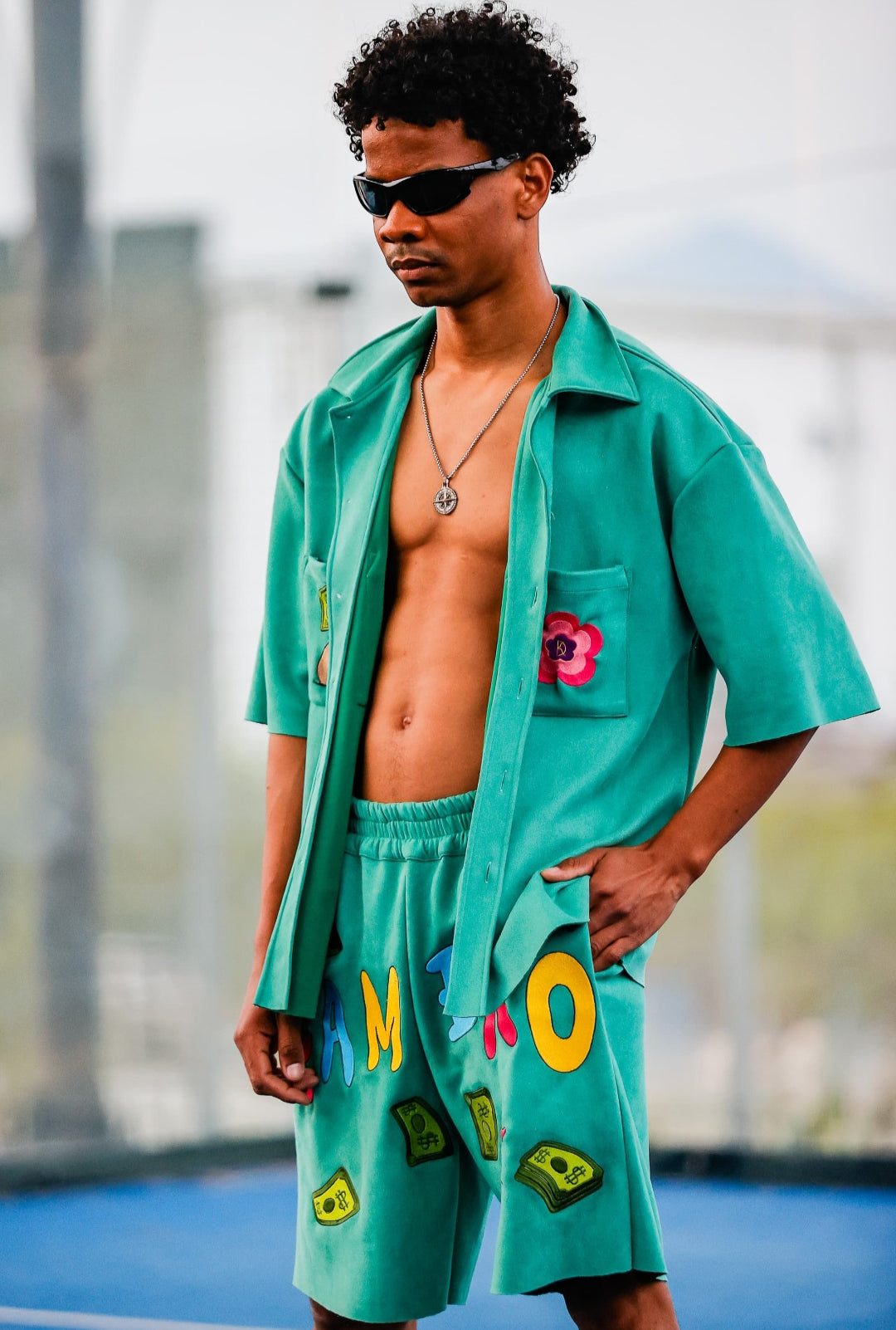 Camisa Suede Menta
